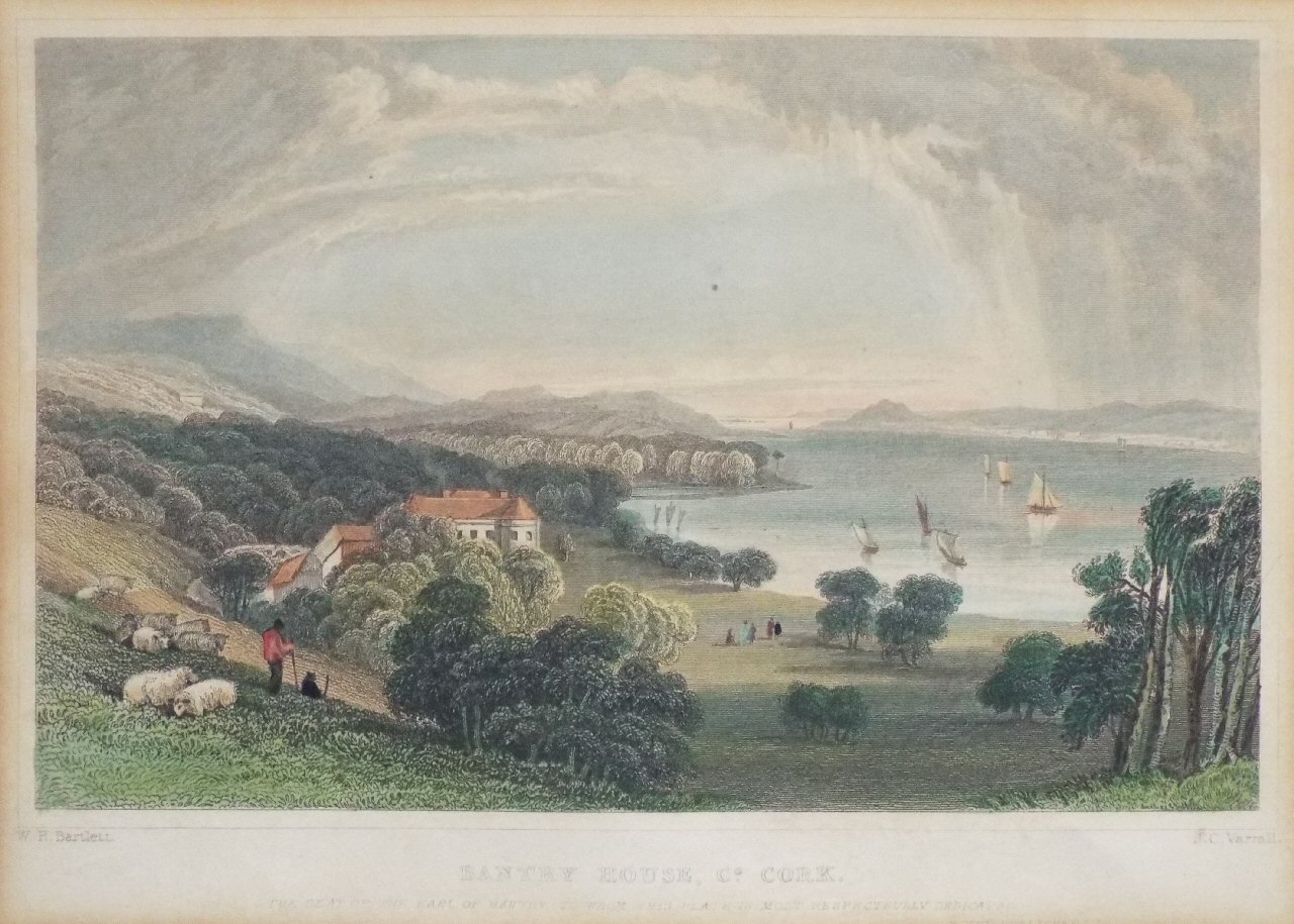 Print - Bantrey House, County Cork. The Seat of the Earl of Bantry... - Varrall